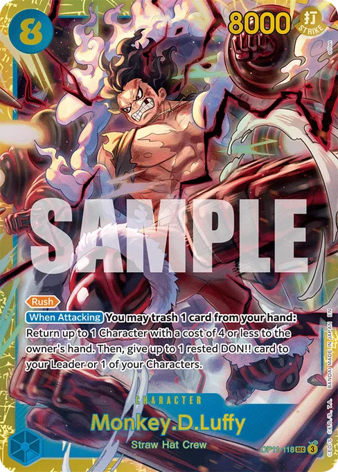 Monkey D. Luffy, OP11-118, Base, English