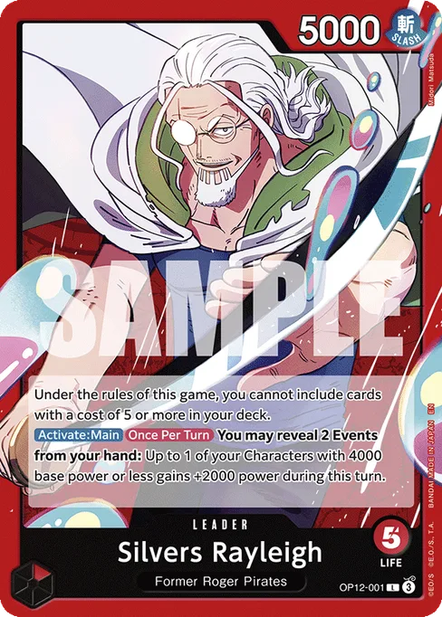 Silvers Rayleigh, LEGACY OF THE MASTER #OP12-001