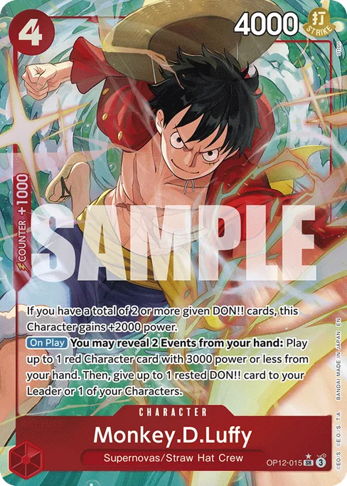 Monkey.D.Luffy, LEGACY OF THE MASTER #OP12-015_p1