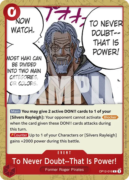 To Never Doubt--That Is Power!