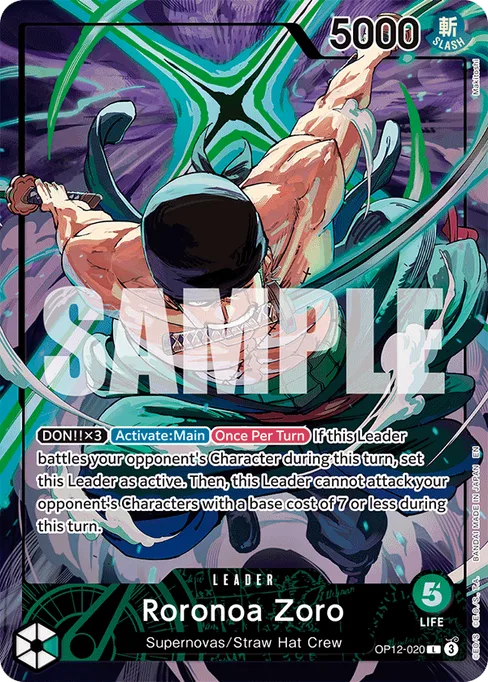 Roronoa Zoro, LEGACY OF THE MASTER #OP12-020_p4