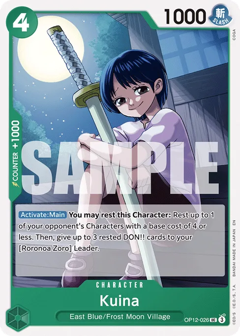Kuina, LEGACY OF THE MASTER #OP12-026