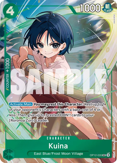 Kuina, LEGACY OF THE MASTER #OP12-026_p1