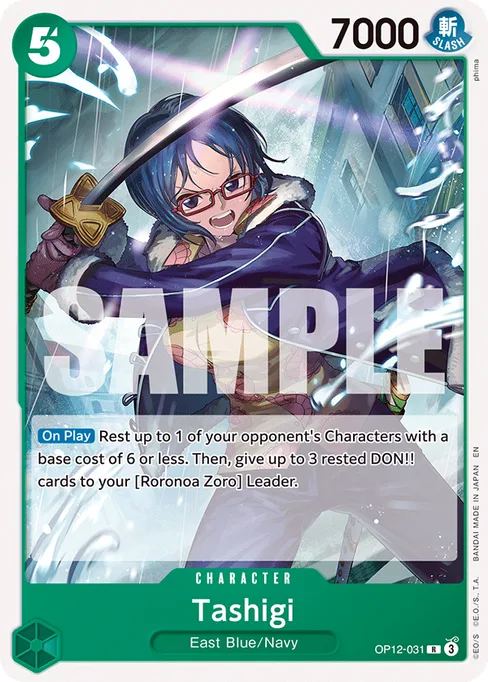 Tashigi, OP12-031, Reprint 1, English