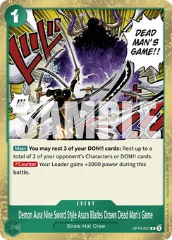 Demon Aura Nine Sword Style Asura Blades Drawn Dead Man's Game, Normal