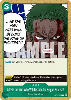 Luffy Is the Man Who Will Become the King of Pirates!!!, Normal