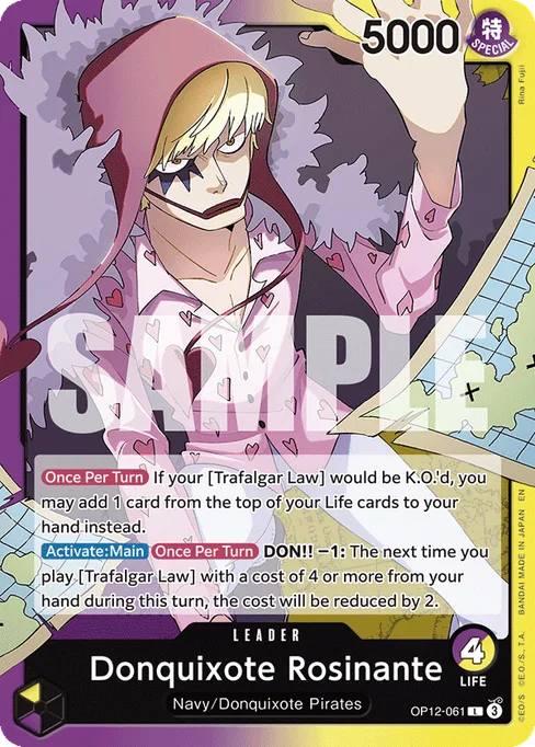 Donquixote Rosinante, OP12-061, Base, English