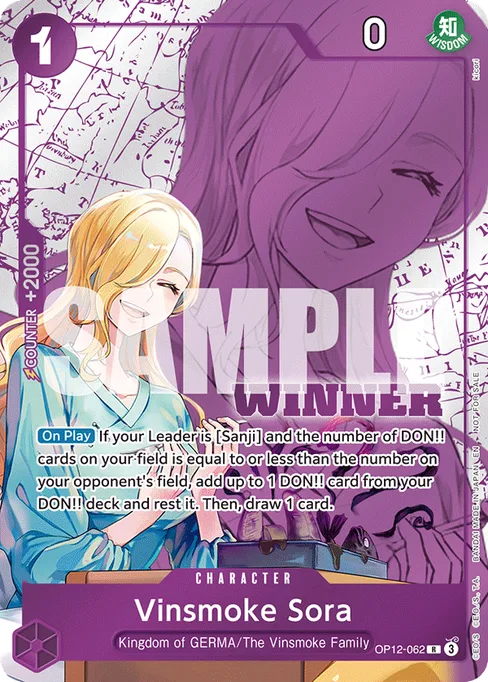 Vinsmoke Sora, OP12-062, Parallel 2, English