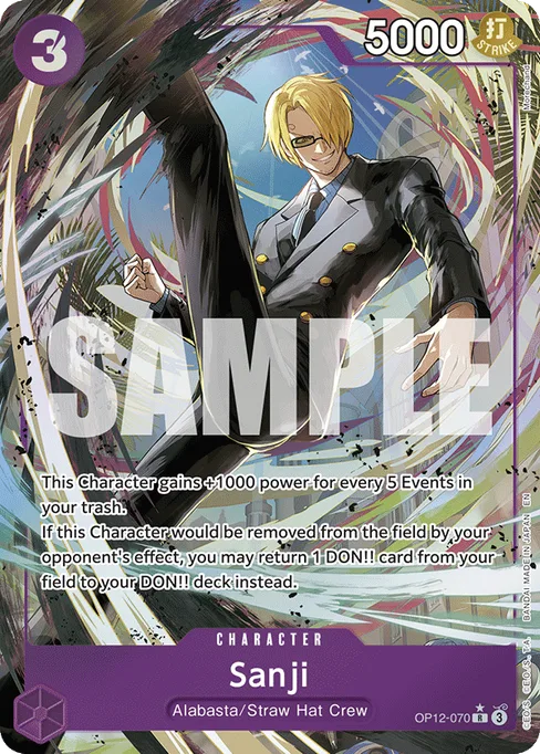 Sanji, LEGACY OF THE MASTER #OP12-070_p1
