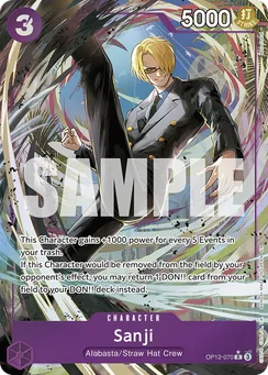 Sanji, Normal