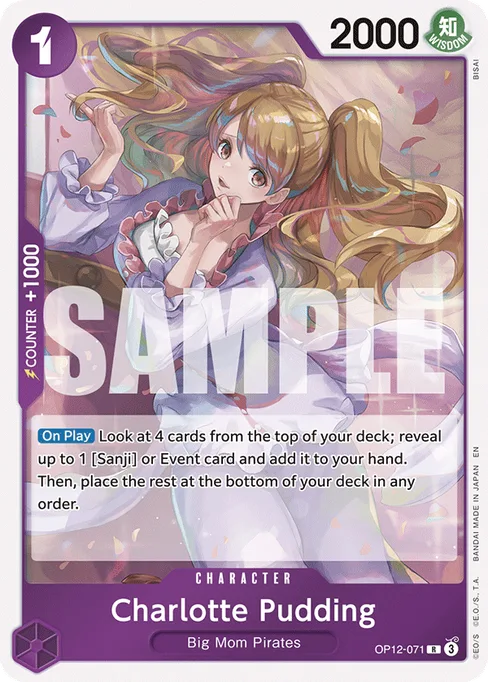 Charlotte Pudding, LEGACY OF THE MASTER #OP12-071