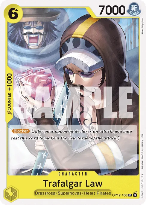 Trafalgar Law, OP12-106, Base, English