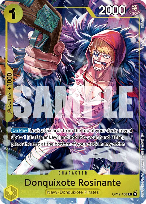 Donquixote Rosinante, OP12-108, Parallel 3, English