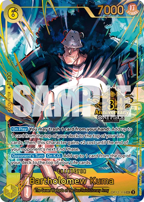 Bartholomew Kuma, LEGACY OF THE MASTER #OP12-119_p2