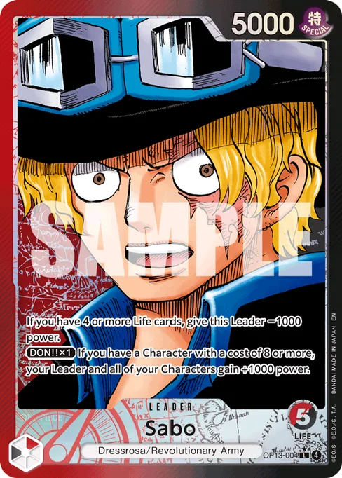 Sabo, CARRYING ON HIS WILL #OP13-004_p1