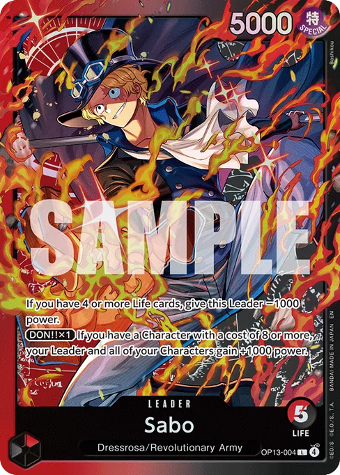 Sabo, OP13-004, Parallel 2, English