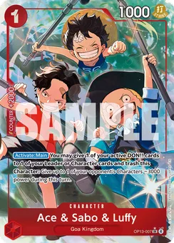 Ace & Sabo & Luffy, Normal