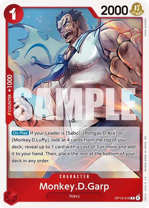 Monkey.D.Garp, CARRYING ON HIS WILL #OP13-016