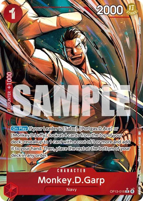 Monkey.D.Garp, CARRYING ON HIS WILL #OP13-016_p1