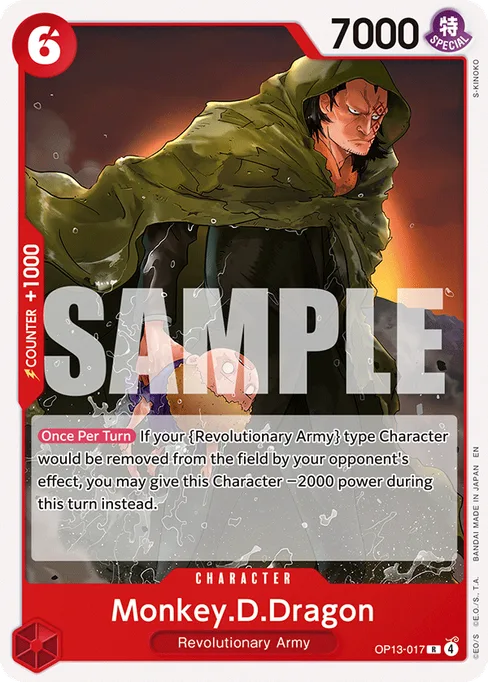 Monkey.D.Dragon, CARRYING ON HIS WILL #OP13-017_r1