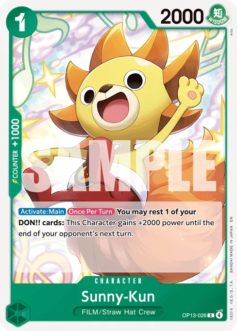 Sunny-Kun, CARRYING ON HIS WILL #OP13-026