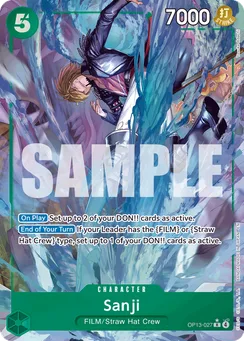Sanji, Normal