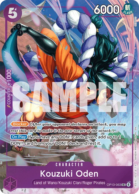 Kouzuki Oden, CARRYING ON HIS WILL #OP13-063_p1