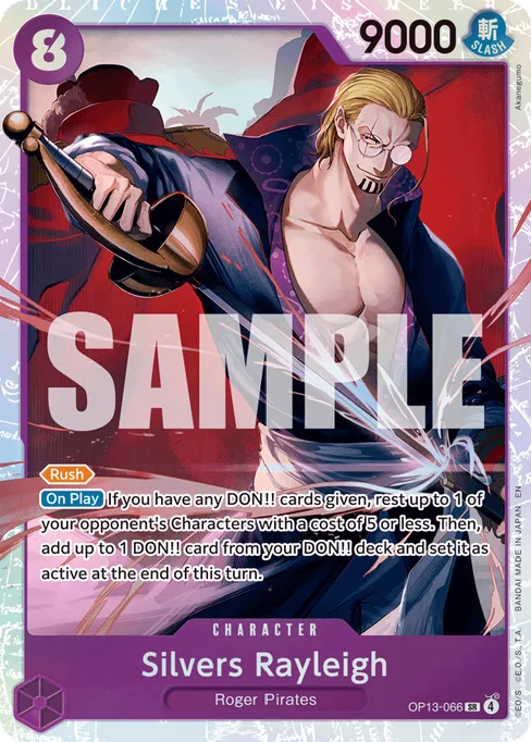 Silvers Rayleigh, CARRYING ON HIS WILL #OP13-066