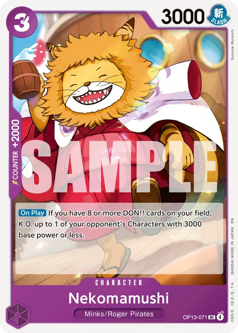 Nekomamushi, CARRYING ON HIS WILL #OP13-071