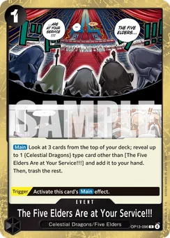 The Five Elders Are at Your Service!!!, Normal