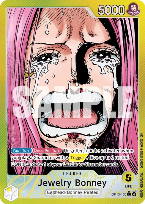 Jewelry Bonney, CARRYING ON HIS WILL #OP13-100_p1