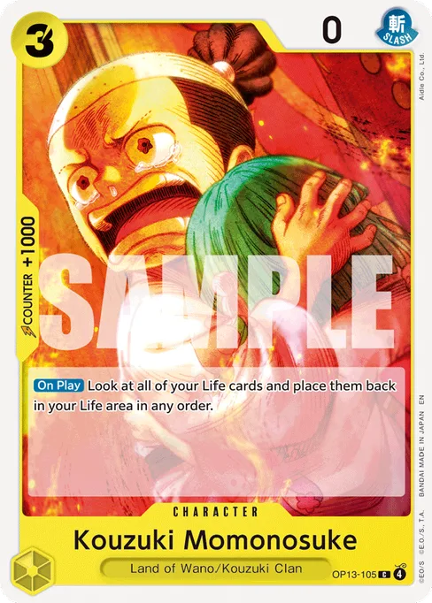 Kouzuki Momonosuke, CARRYING ON HIS WILL #OP13-105