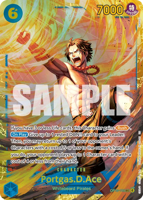 Portgas.D.Ace, OP13-119, Base, English