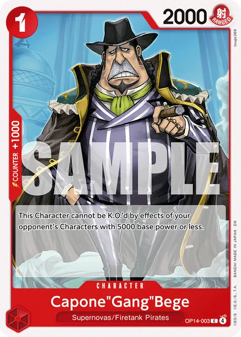 Capone"Gang"Bege, THE AZURE SEA’S SEVEN #OP14-003