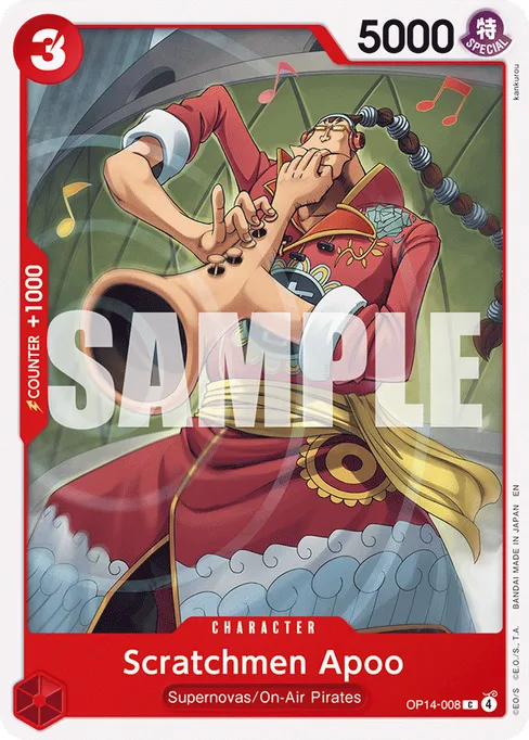 Scratchmen Apoo, THE AZURE SEA’S SEVEN #OP14-008