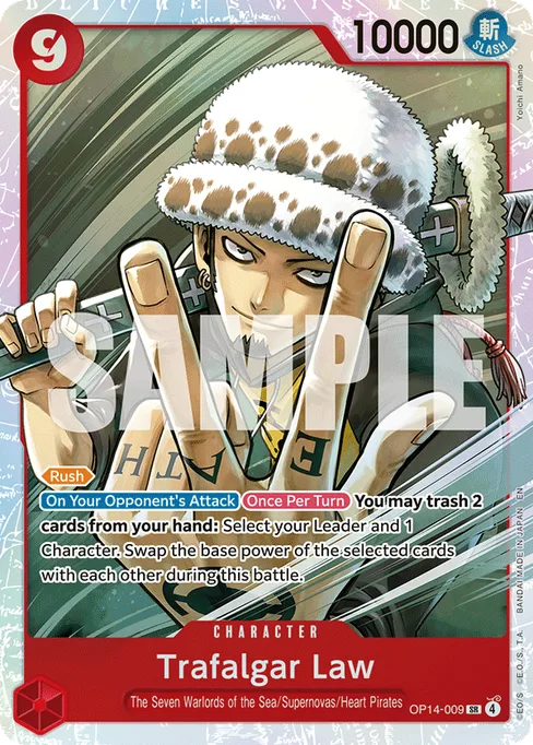 Trafalgar Law, OP14-009, Base, English