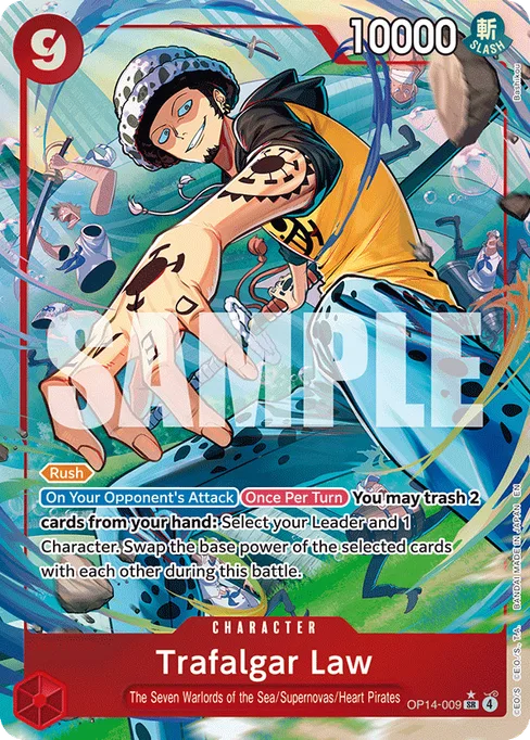 Trafalgar Law, THE AZURE SEA’S SEVEN #OP14-009_p1