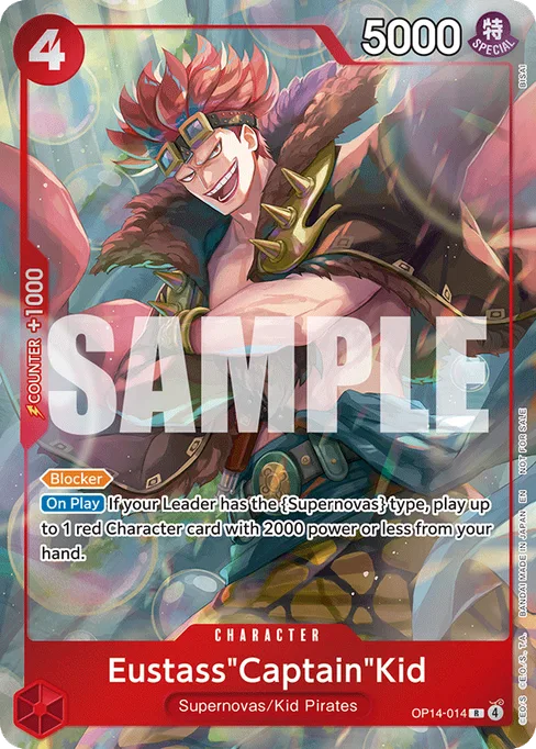 Eustass"Captain"Kid, OP14-014, Parallel 3, English