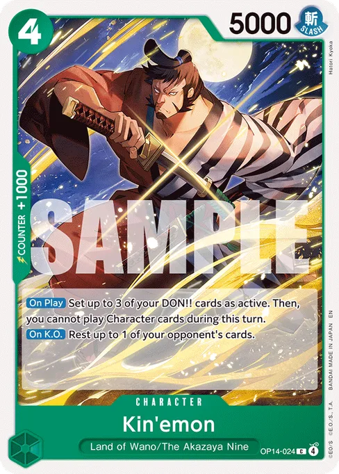 Kin'emon, THE AZURE SEA’S SEVEN #OP14-024