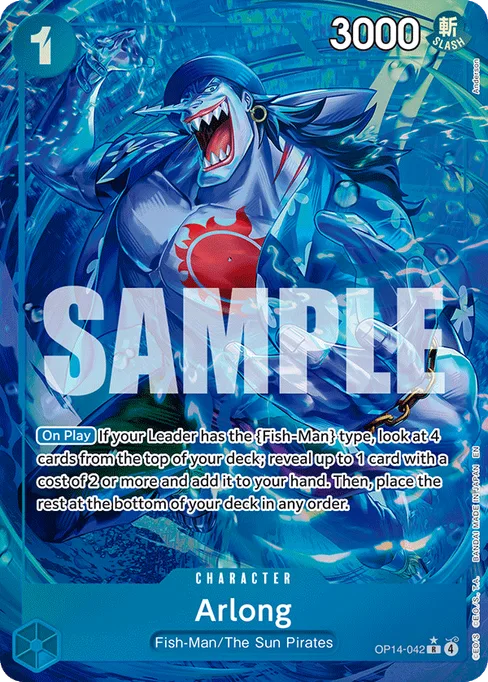 Arlong, THE AZURE SEA’S SEVEN #OP14-042_p1