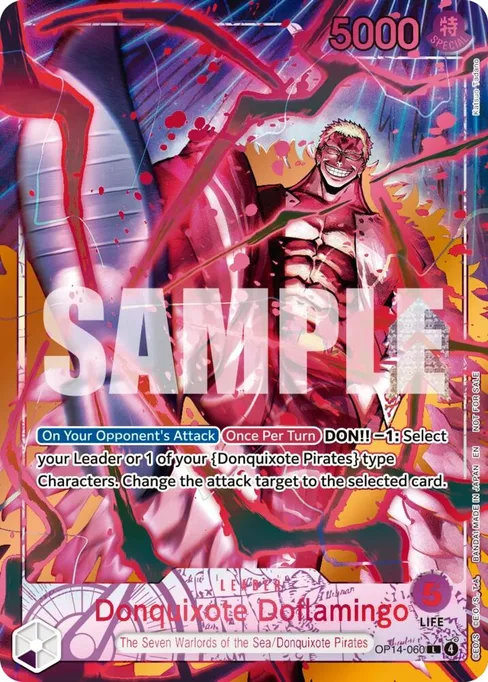 Donquixote Doflamingo, OP14-060, Parallel 2, English