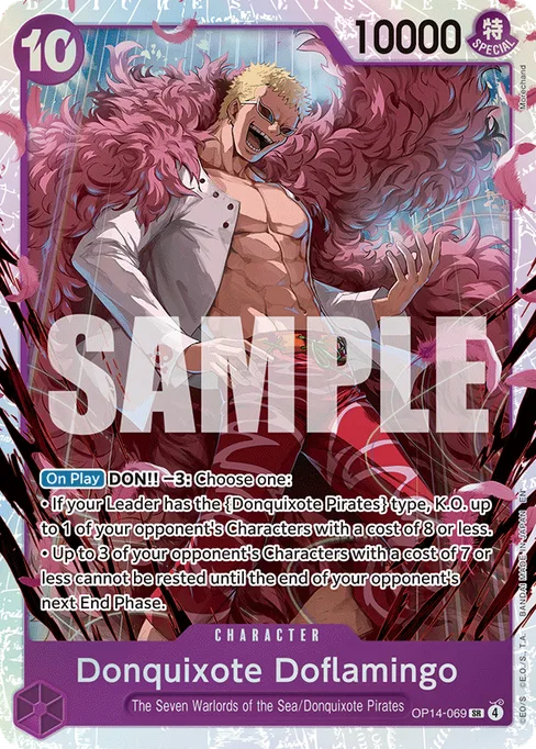 Donquixote Doflamingo, THE AZURE SEA’S SEVEN #OP14-069