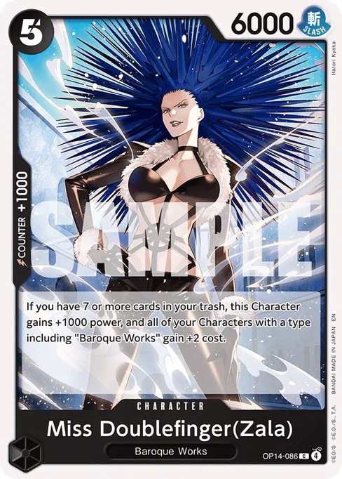 Miss Doublefinger(Zala), THE AZURE SEA’S SEVEN #OP14-086