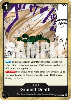 Ground Death, Normal