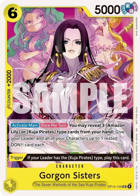 Gorgon Sisters, OP14-105, Parallel 1, English