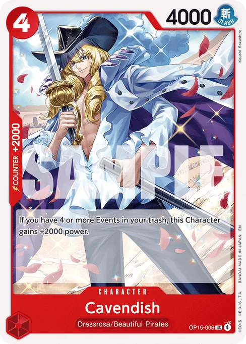 Cavendish, ADVENTURE ON KAMI'S ISLAND #OP15-006