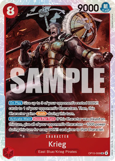 Krieg, ADVENTURE ON KAMI'S ISLAND #OP15-008