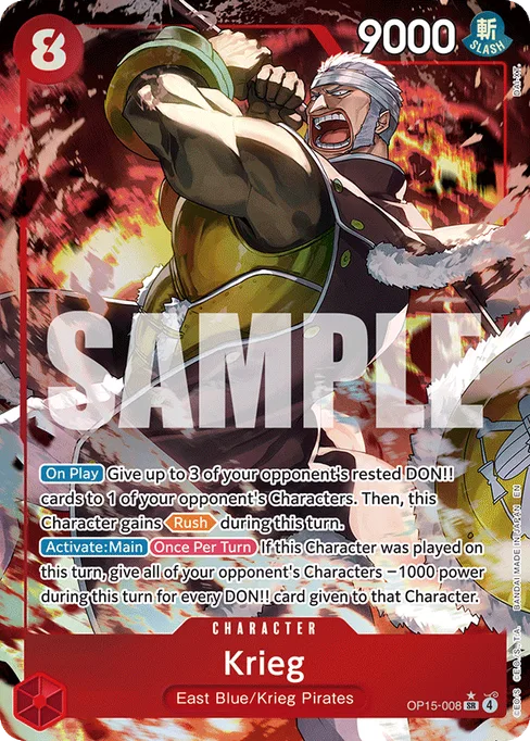 Krieg, ADVENTURE ON KAMI'S ISLAND #OP15-008_p1