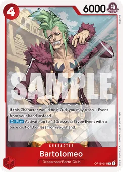 Bartolomeo, Normal