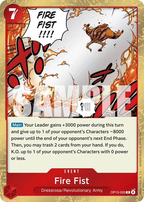 Fire Fist, ADVENTURE ON KAMI'S ISLAND #OP15-020